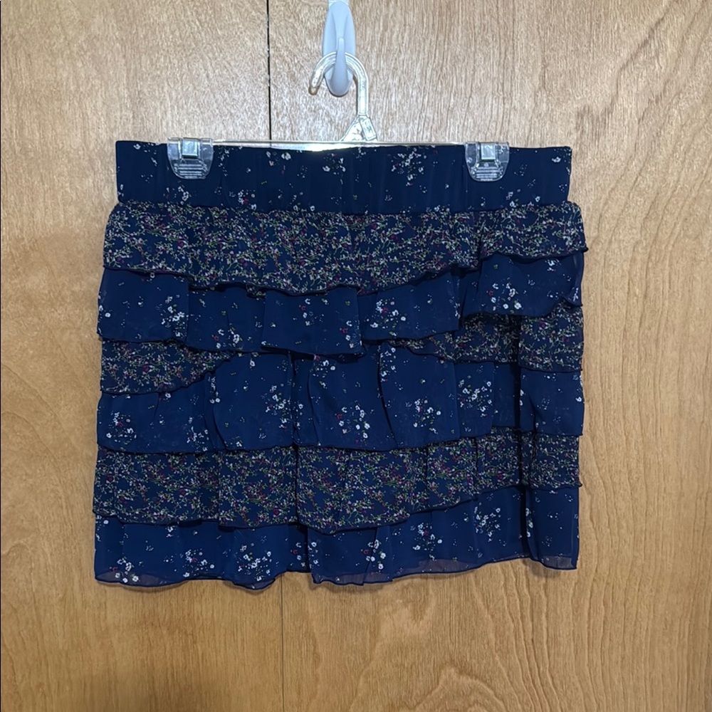 Floral Navy Skirt